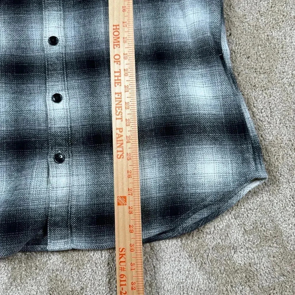 Bonobos‎ Slim fit Wool Blend Check Shirt Mens XL Buttons L/S Flannel Shaket Fall - Picture 8 of 8